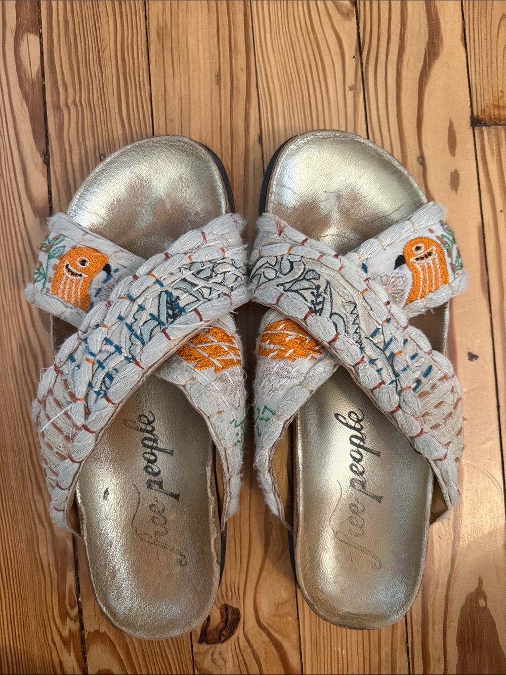 Free people woven sandals